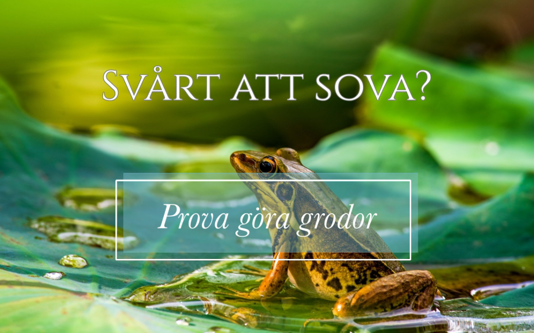 Svårt att sova? Prova Grodan